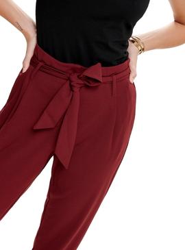 Pantalon Only Carolina Granate Mujer