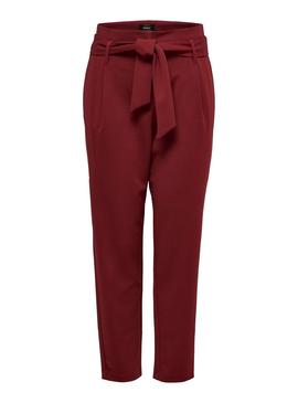 Pantalon Only Carolina Granate Mujer