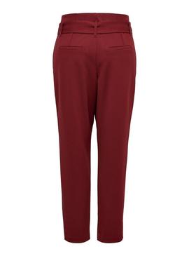 Pantalon Only Carolina Granate Mujer
