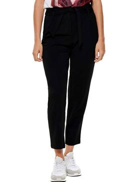 Pantalon Only Carolina Negro Mujer