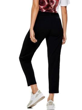 Pantalon Only Carolina Negro Mujer