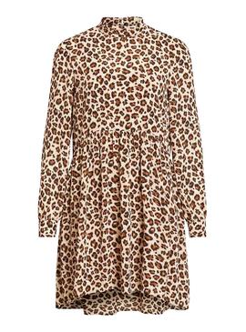 Vestido Vila Saffa Animal Mujer