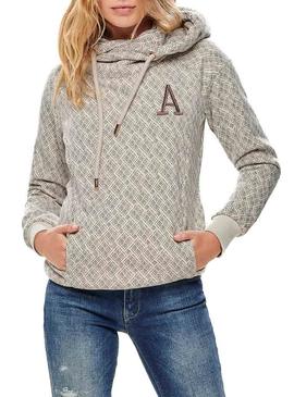 Sudadera Only Melinda Gris Mujer