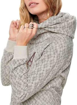 Sudadera Only Melinda Gris Mujer