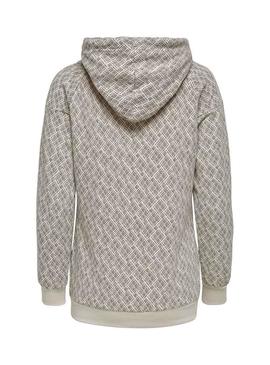 Sudadera Only Melinda Gris Mujer