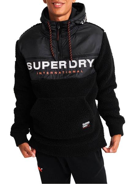 Sudadera Superdry Worldwide Negro