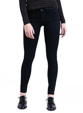 Pantalón Levis 710 Innovation Negro Mujer