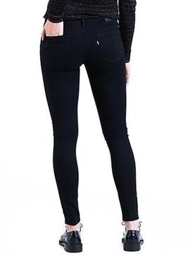 Pantalón Levis 710 Innovation Negro Mujer