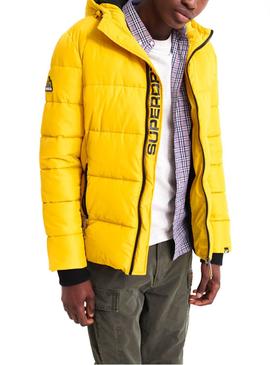 Chaqueta Superdry Sports Puffer Amarillo para Hombre