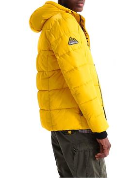 Chaqueta Superdry Sports Puffer Amarillo para Hombre