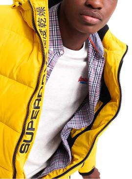 Chaqueta Superdry Sports Puffer Amarillo para Hombre