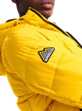 Chaqueta Superdry Sports Puffer Amarillo para Hombre
