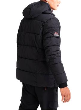 Chaqueta Superdry Sports Puffer Negro para Hombre