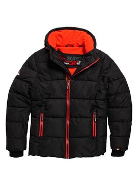 Chaqueta Superdry Sports Puffer Negro Hombre