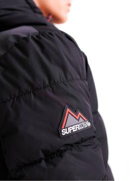 Chaqueta Superdry Sports Puffer Negro para Hombre