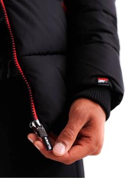 Chaqueta Superdry Sports Puffer Negro para Hombre
