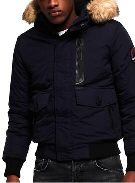 Chaqueta Superdry Everest Bomber Marino para Hombre