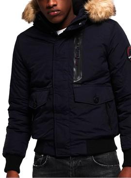 Chaqueta Superdry Everest Bomber Marino Hombre