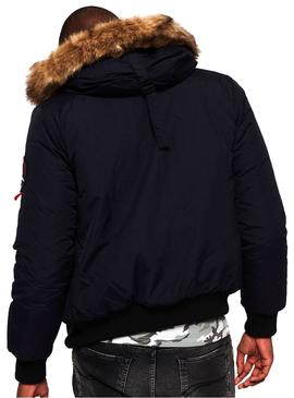 Chaqueta Superdry Everest Bomber Marino Hombre