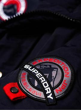 Chaqueta Superdry Everest Bomber Marino Hombre