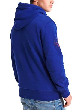 Sudadera Superdry Trophy Classic Azul Hombre