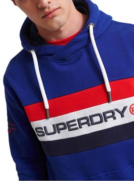 Sudadera Superdry Trophy Classic Azul Hombre