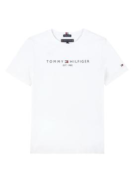 Camiseta Tommy Hilfiger Essential Blanco Niños