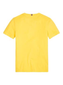 Camiseta Tommy Hilfiger Essential Amarillo Niños