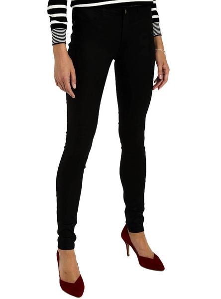 Naf Naf Brillante Skinny Negro Para