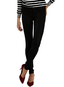 Pantalón Naf Naf Brillante Skinny Negro Para Mujer