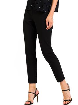 Pantalón Naf Naf Plumeti Negro Para Mujer