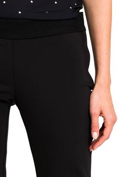 Pantalón Naf Naf Plumeti Negro Para Mujer