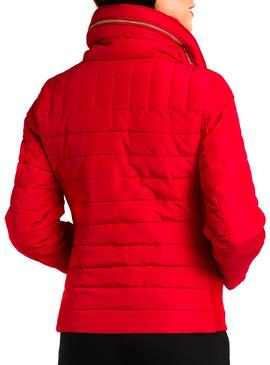 Cazadora Naf Naf Acolchada Rojo Para Mujer