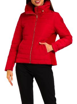 Cazadora Naf Naf Acolchada Rojo Para Mujer