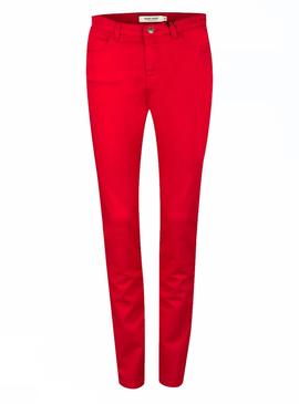 Pantalón Naf Naf Skinny Rojo Para Mujer