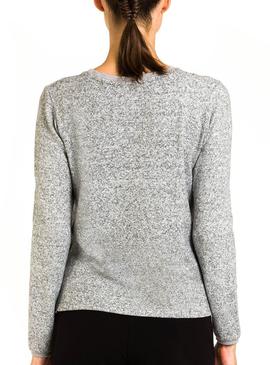 Jersey Naf Naf Look Gris Para Mujer