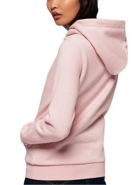 Sudadera Superdry Premium Brand Rosa Mujer