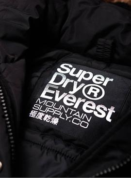 Parka Superdry Ashley Everest Negra para Mujer