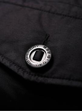 Parka Superdry Ashley Everest Negra para Mujer