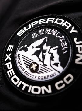 Parka Superdry Ashley Everest Negra para Mujer