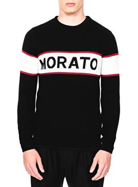 Jersey Antony Morato Jacquard Negro Para Hombre