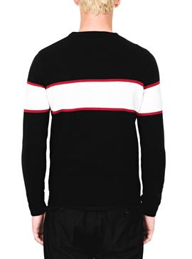 Jersey Antony Morato Jacquard Negro Para Hombre