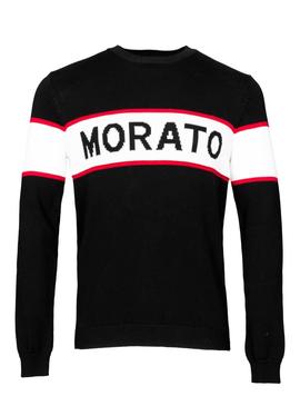 Jersey Antony Morato Jacquard Negro Para Hombre
