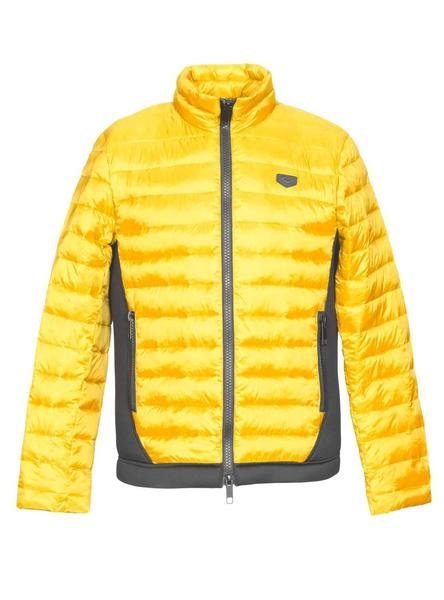 Cazadora Combinada Amarillo Hombre