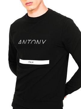 Sudadera Antony Morato Logo Negro Para Hombre