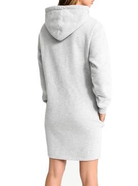 Vestido Superdry Scandi Gris Mujer 