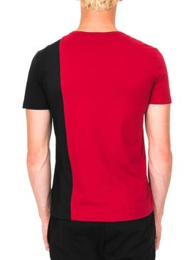Camiseta Antony Morato Contraste Rojo Para Hombre