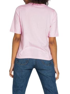 Camiseta Lee Cansas Rosa Mujer