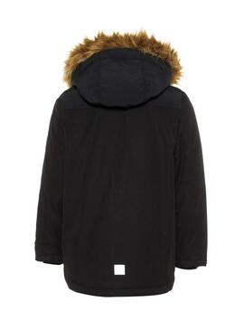 Parka Name It Malien Negro Niño