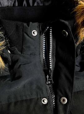 Parka Name It Malien Negro Niño